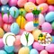 Easter Decorations, A Set of 16 Tulips, 48 ​​​​​​​​Bunnies, and A Bag of Easter Egg Vase Stuffing, Spring Easter Bunny Eggs Interior Decorative Table Ornaments (Easter)